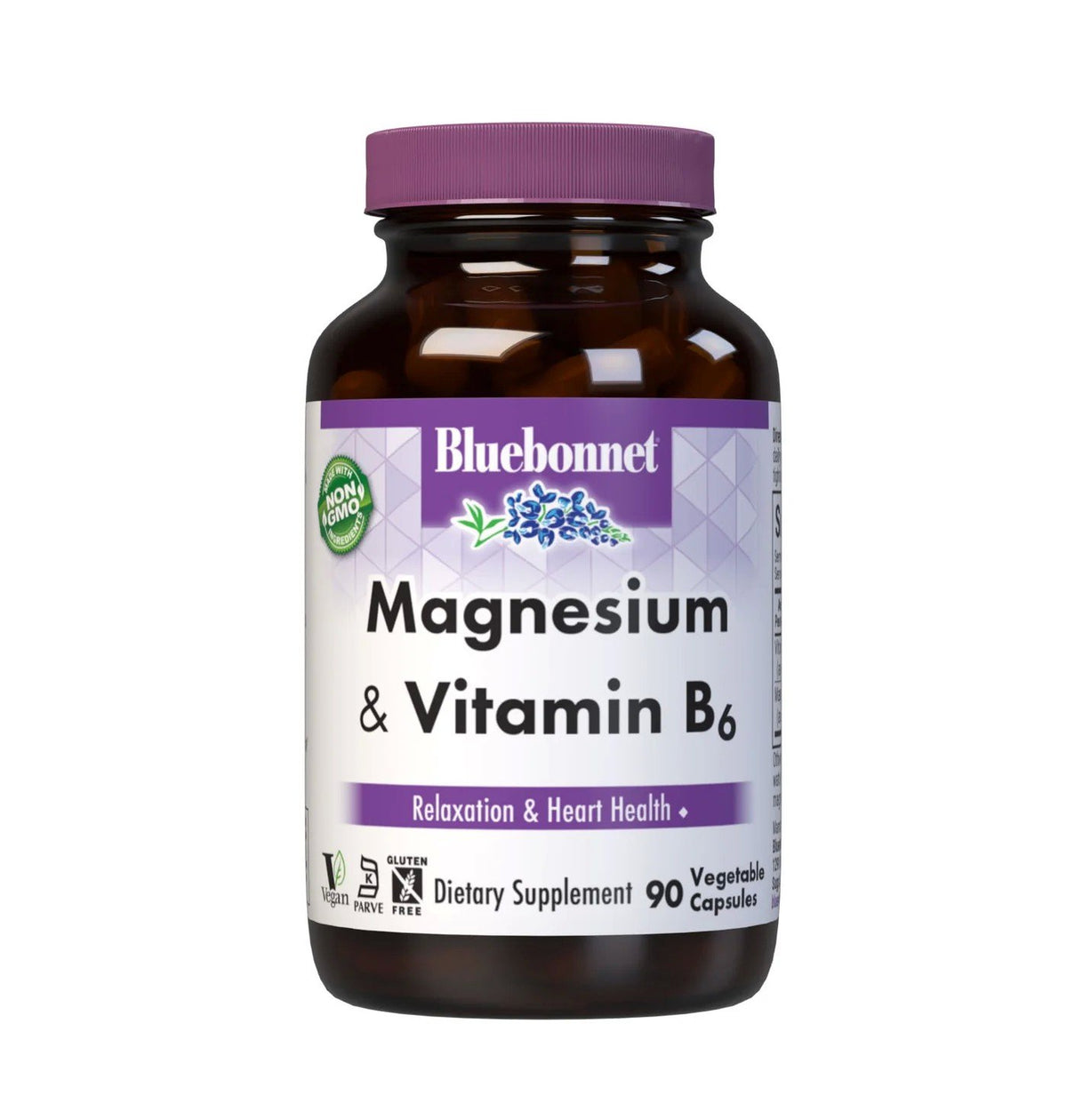 Bluebonnet Magnesium Plus B-6 90 Capsule
