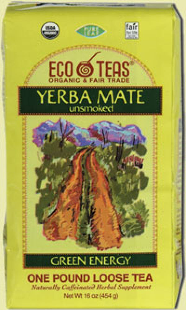  ECOTEAS - Organic Unsmoked Yerba Mate Tea Pure Loose
