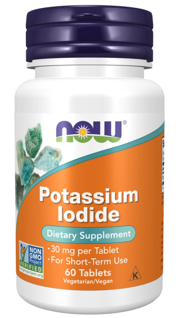 Now Foods Potassium Iodide 30mg 60 Tablet Healthy Shopping