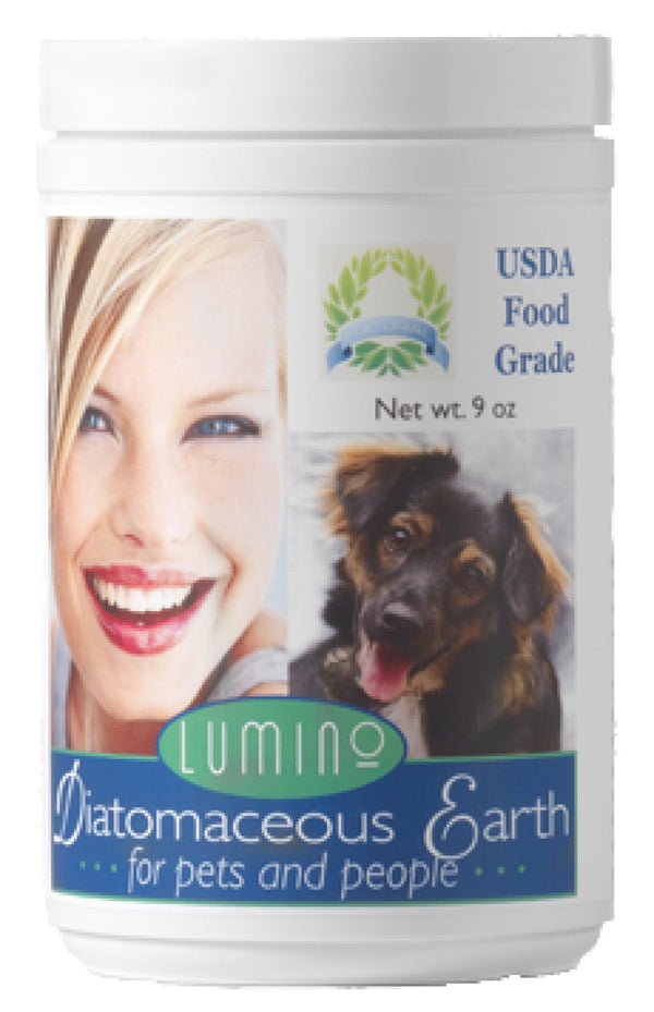 Lumino Wellness Food Grade Diatomaceous Earth for Pets & People 9 oz P