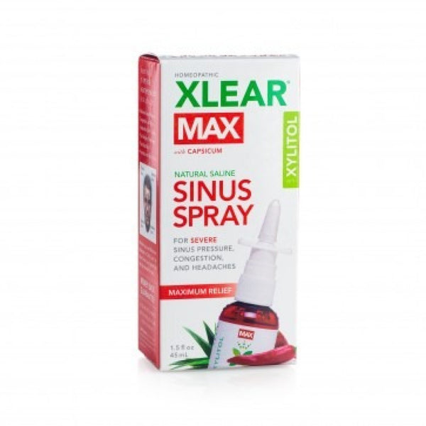 Xlear Nasal Spray Sinus Max 1.5 oz Spray Healthy Shopping