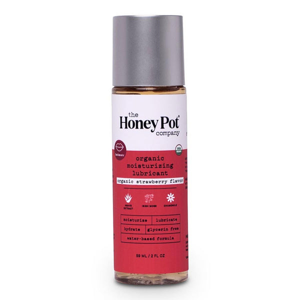 The Honey Pot Organic Water Based Strawberry Lube 2 oz Liquid Healthy