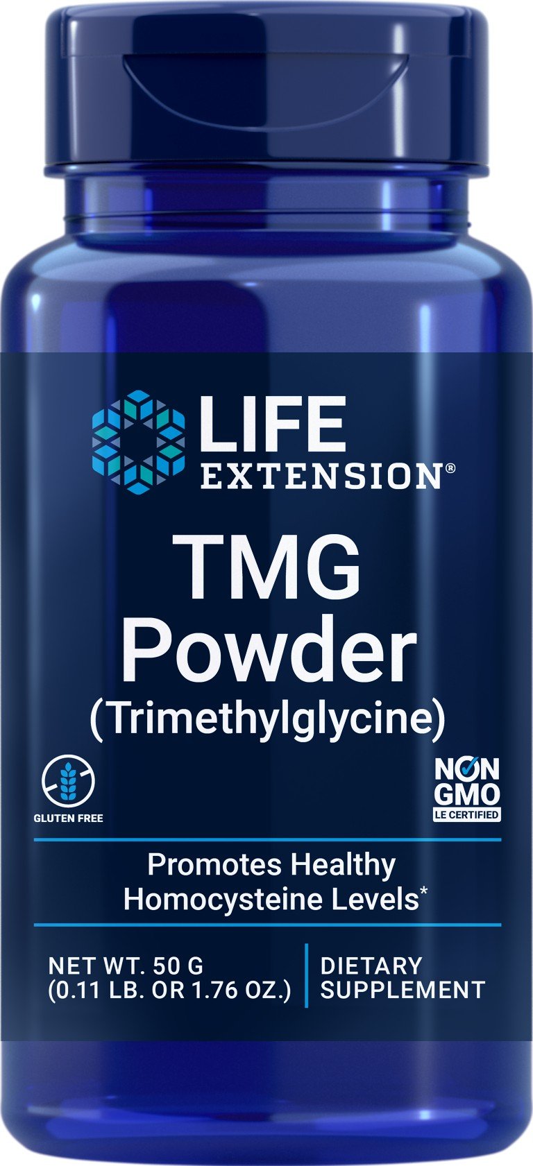 Life Extension TMG Powder (Trimethylglycine) Powder 50 g Powder