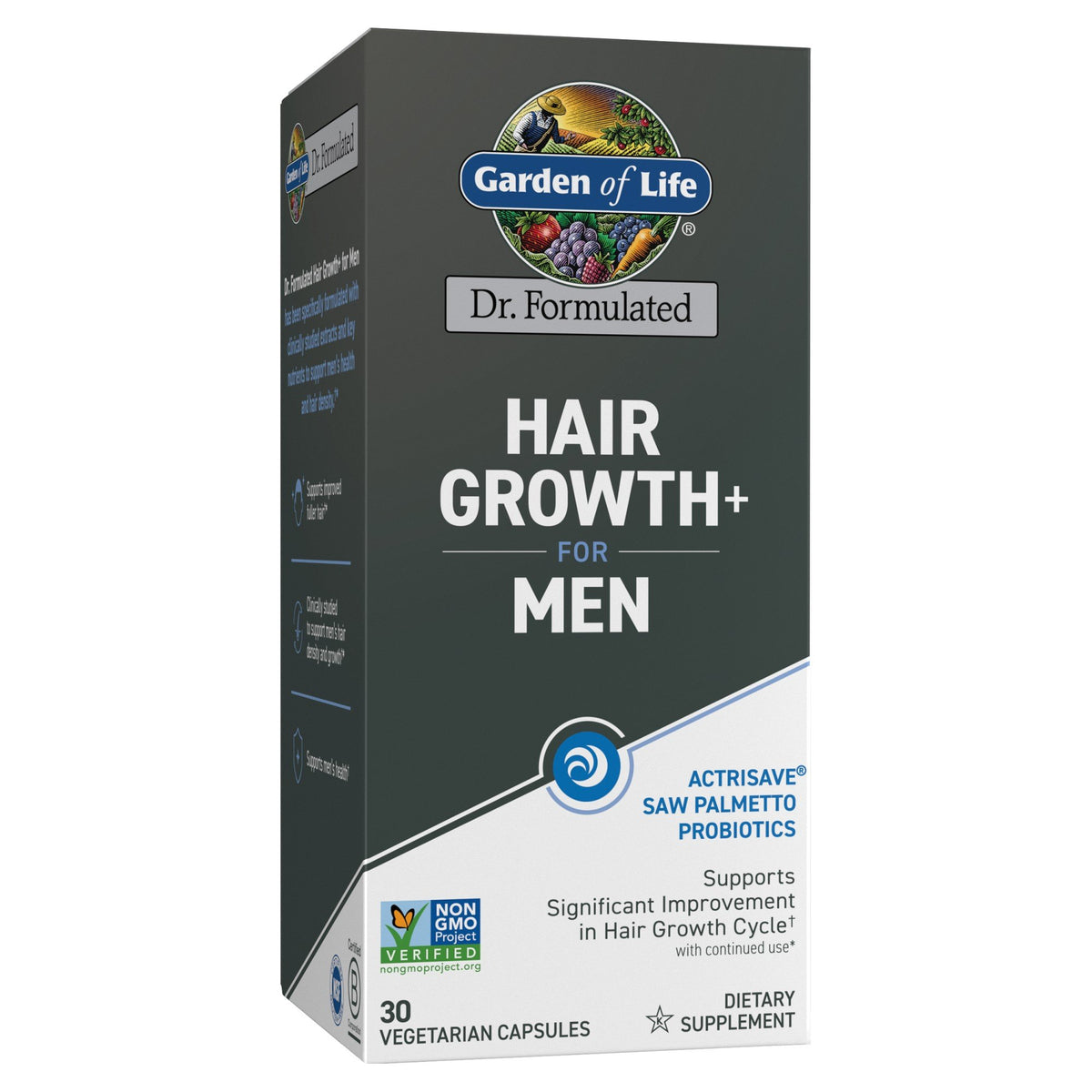 Garden of Life Dr. Formulated-Mens Hair Growth 30 Capsule