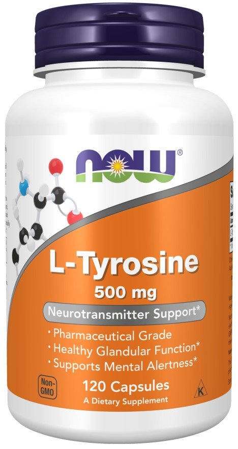 Now Foods Tyrosine 500mg 120 Capsule