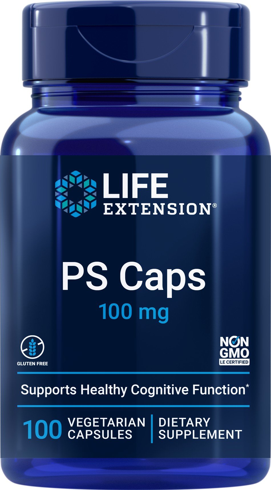 Life Extension PS (Phosphatidylserine) Caps 100 mg 100 VegCap