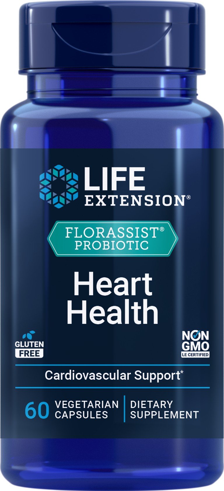 Life Extension FLORASSIST Probiotic - Heart Health 60 Vegetarian Capsule