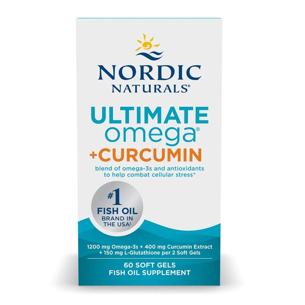 Nordic Naturals Ultimate Omega + Curcumin 60 Softgel