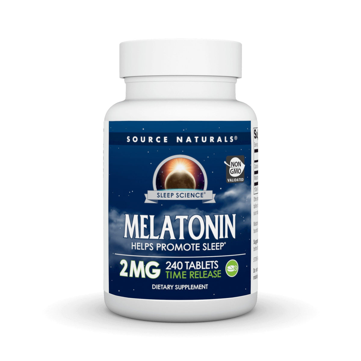 Source Naturals, Inc. Melatonin 2mg Timed Release 240 Sustained Release Tablet