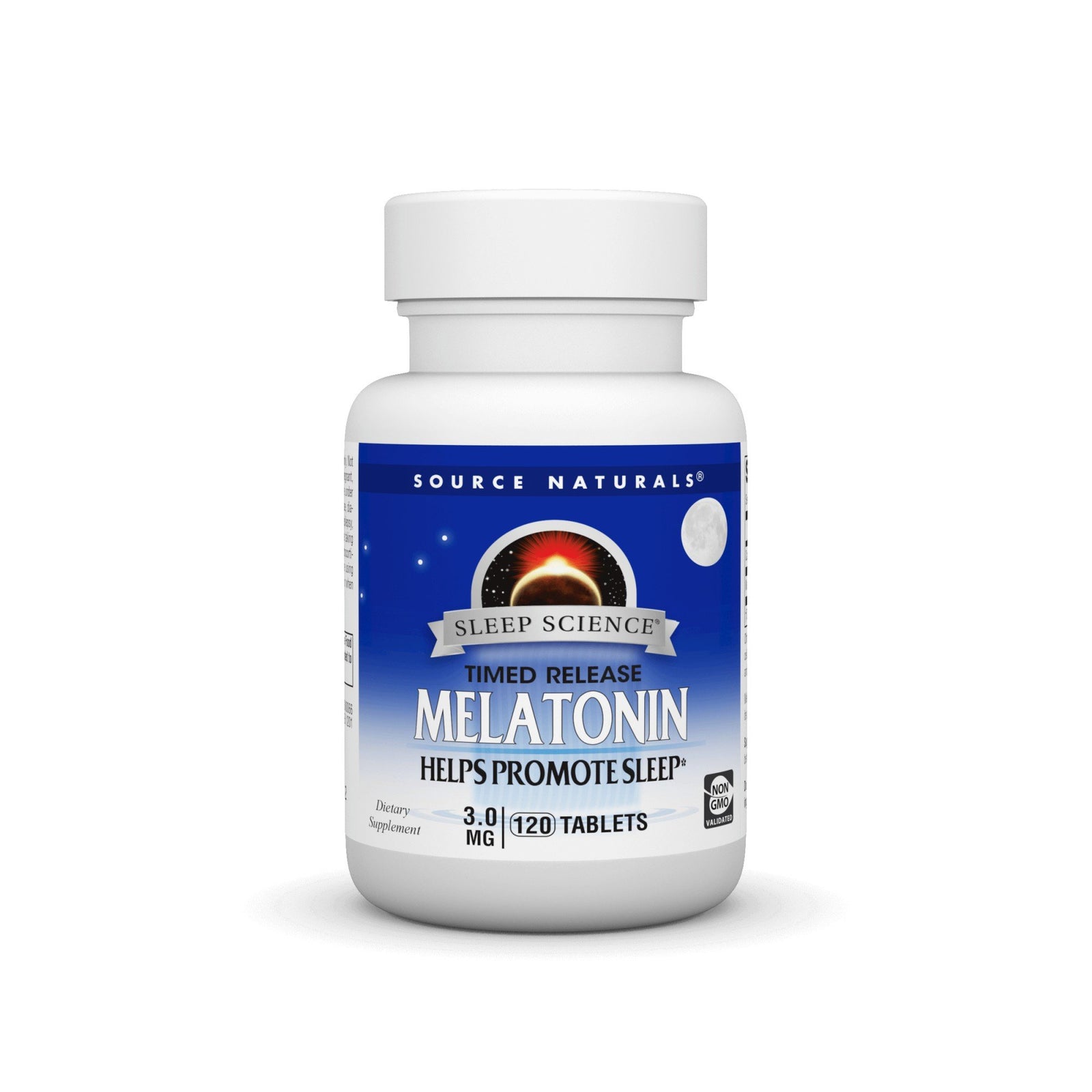 Source Naturals, Inc. Melatonin 3mg Timed Release 120 Sustained Release Tablet