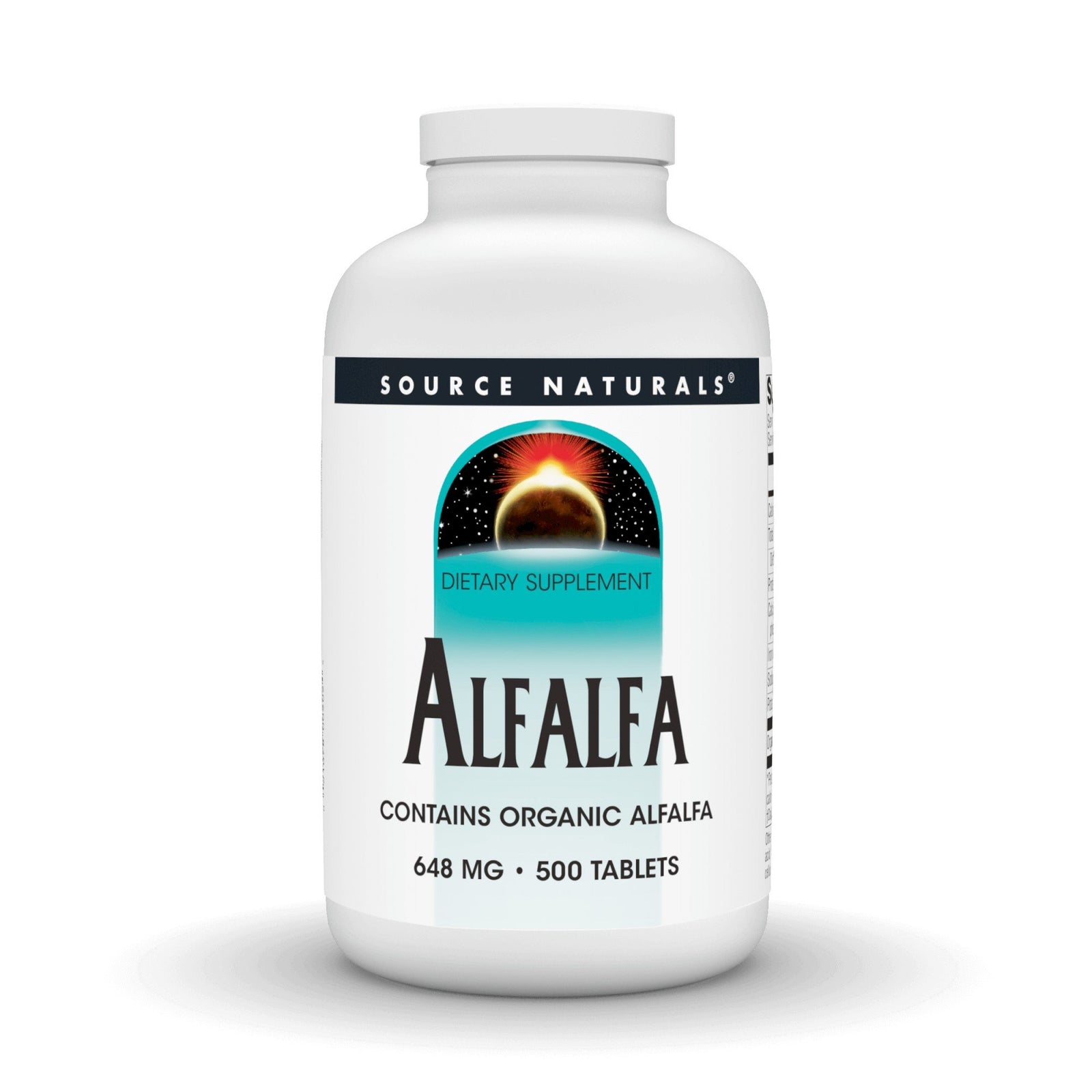 Source Naturals, Inc. Alfalfa 10 Grain 648mg 500 Tablet