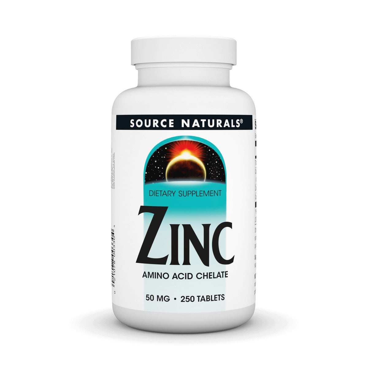 Source Naturals, Inc. Zinc Chelate 50mg 250 Tablet