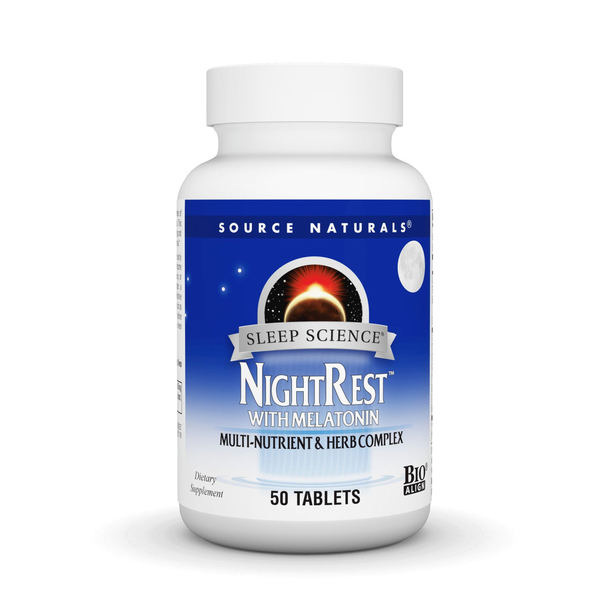 Source Naturals, Inc. Sleep Science Night Rest with Melatonin 50 Tablet