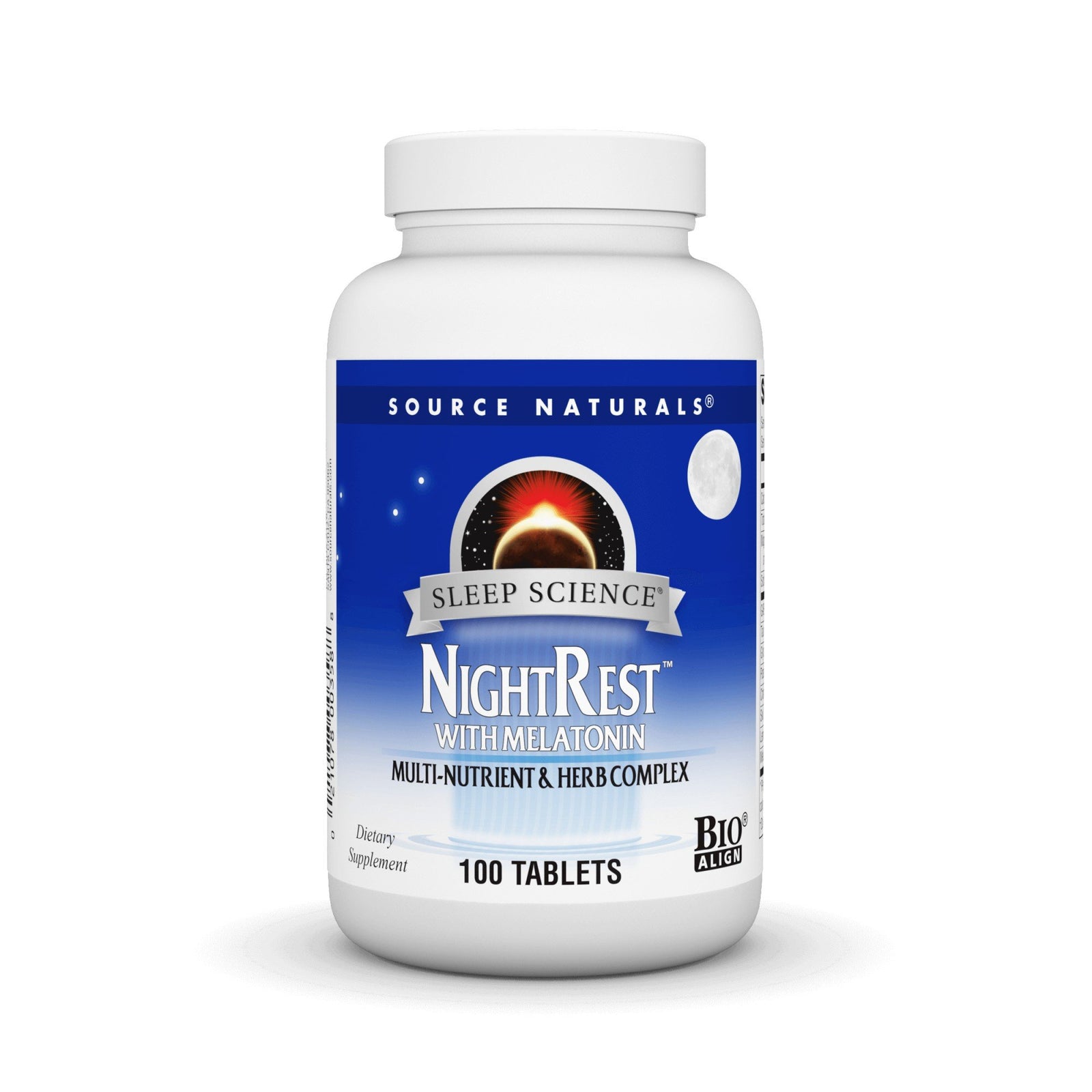 Source Naturals, Inc. Sleep Science Night Rest with Melatonin 100 Tablet 100 Tablet