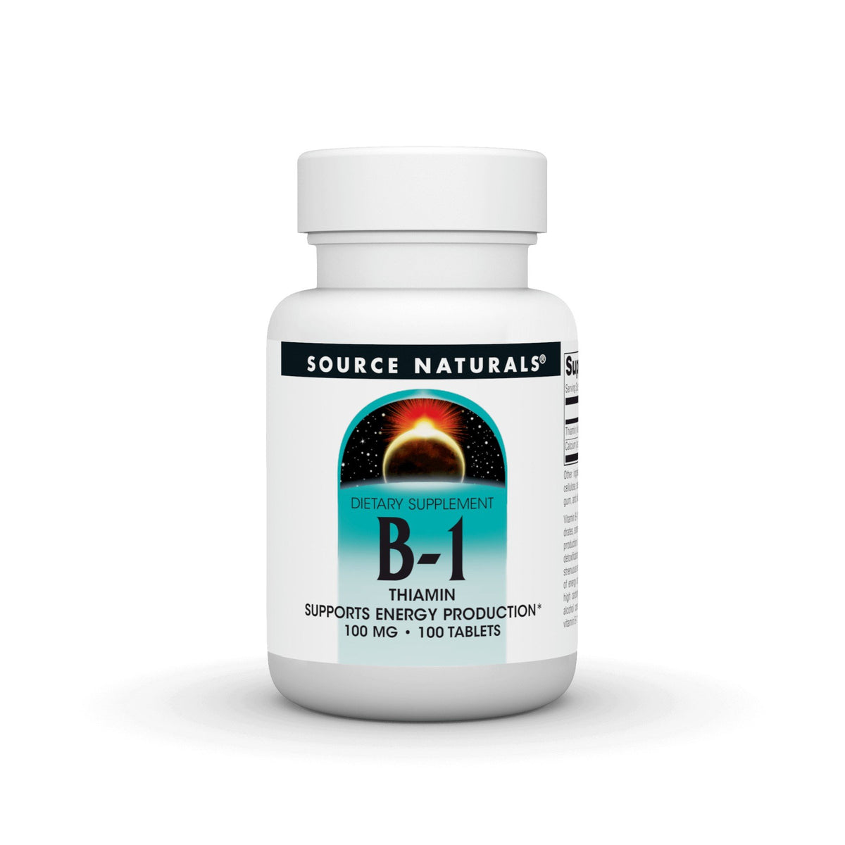 Source Naturals, Inc. Vitamin B-1 100mg 100 Tablet