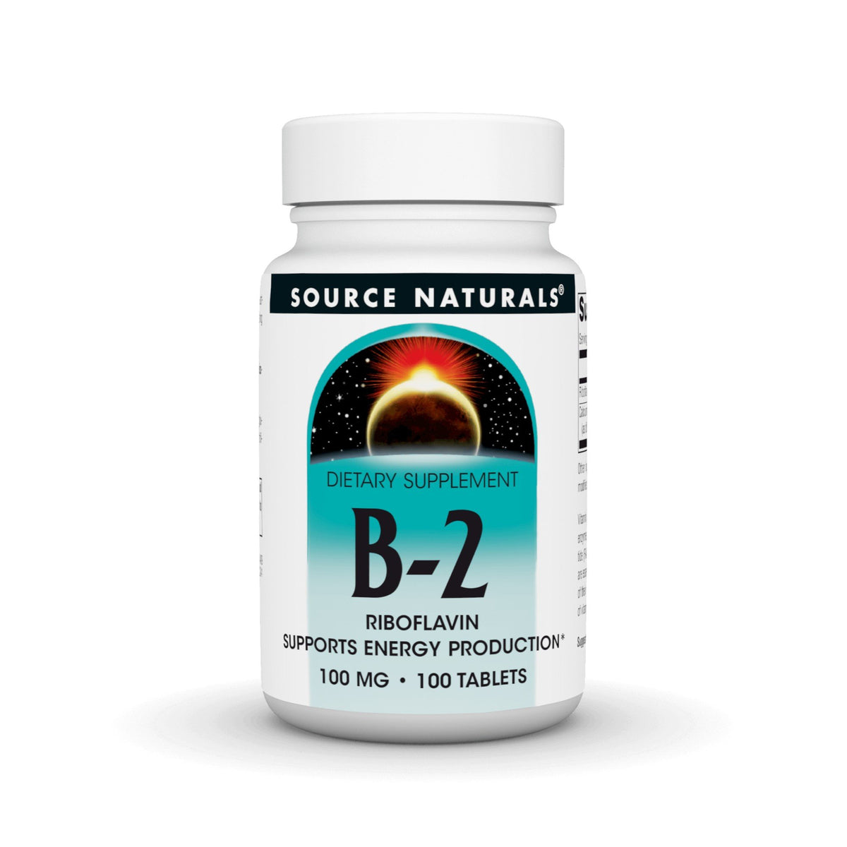 Source Naturals, Inc. Vitamin B-2 100mg 100 Tablet