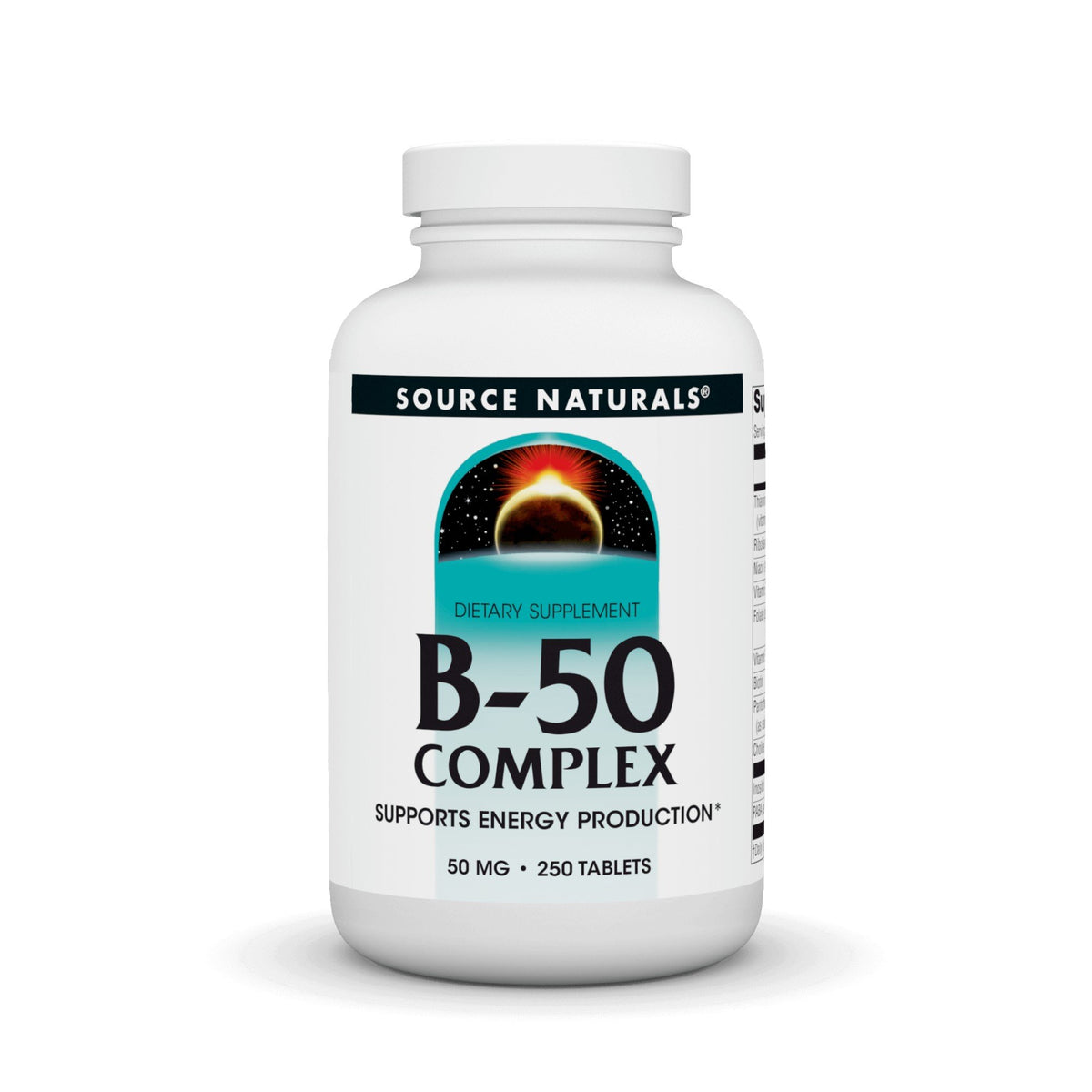 Source Naturals, Inc. Vitamin B-50 Complex Yeast Free 50mg 250 Tablet