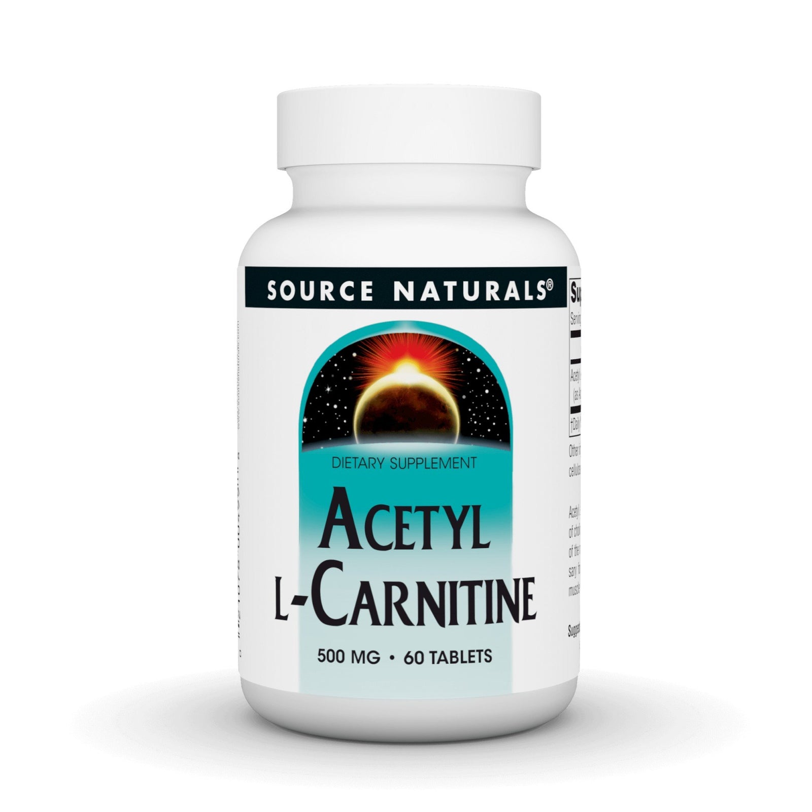 Source Naturals, Inc. Acetyl L-Carnitine 500mg 60 Tablet