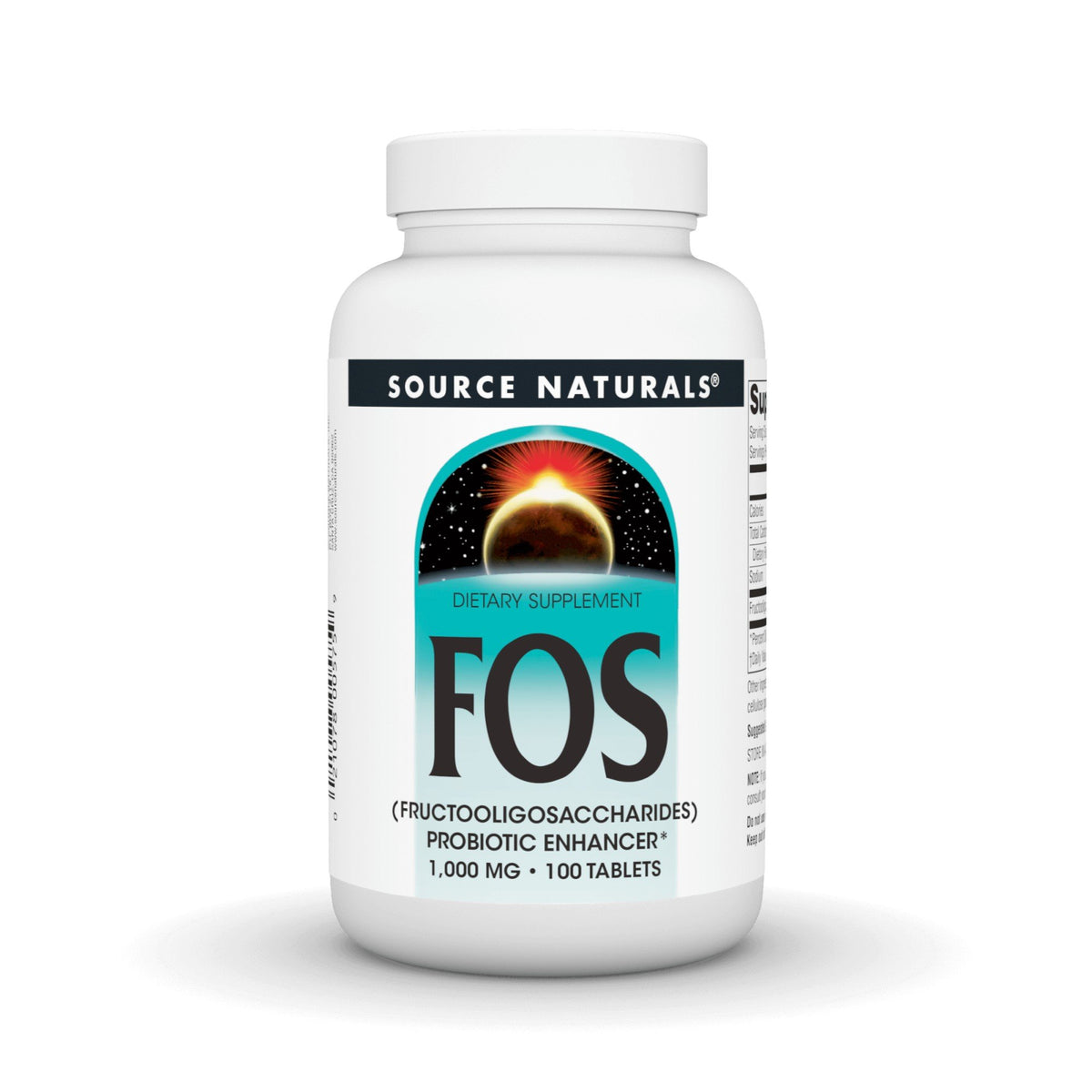 Source Naturals, Inc. FOS Probiotic Enhancer 1000mg 100 Tablet