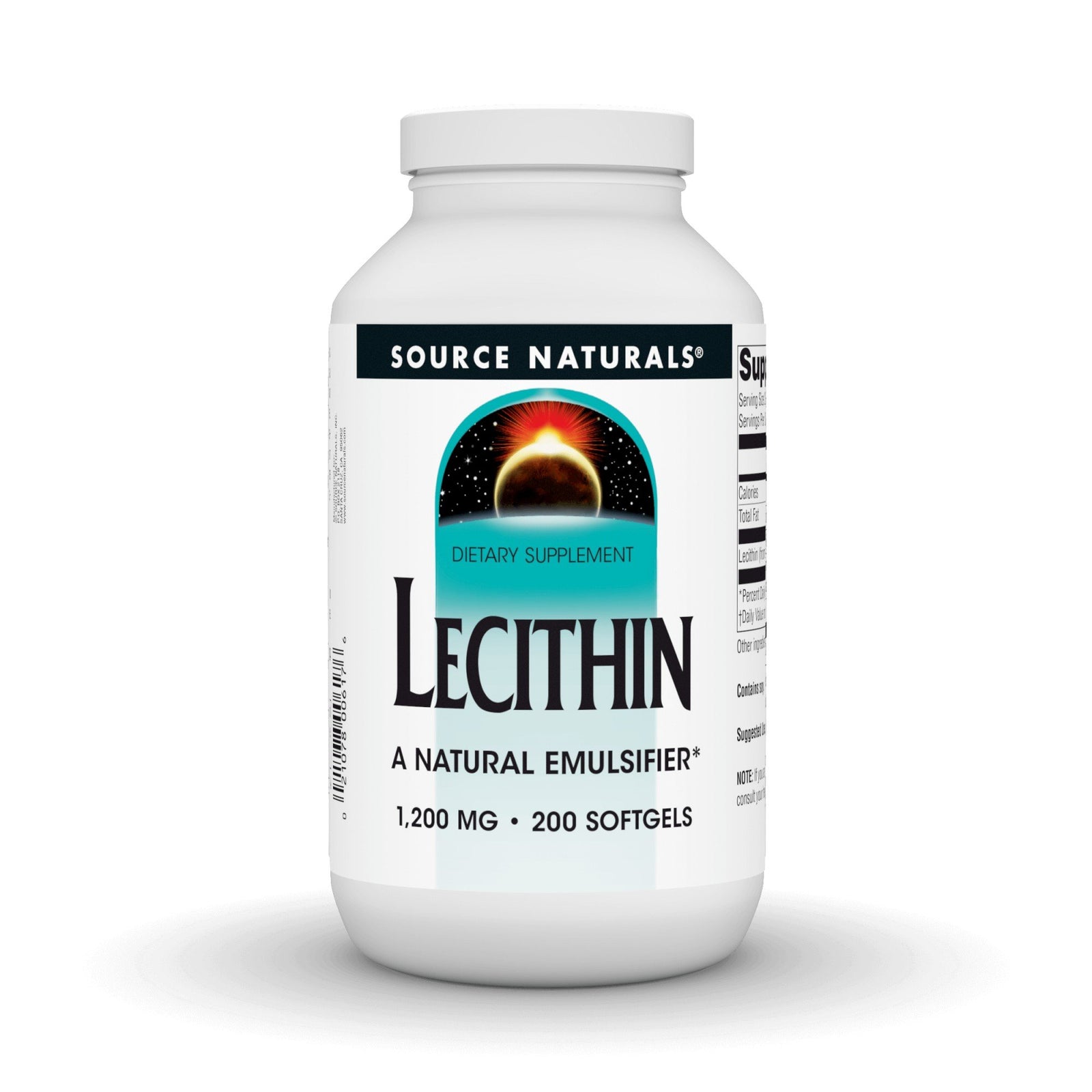 Source Naturals, Inc. Lecithin 1200mg 200 Softgel