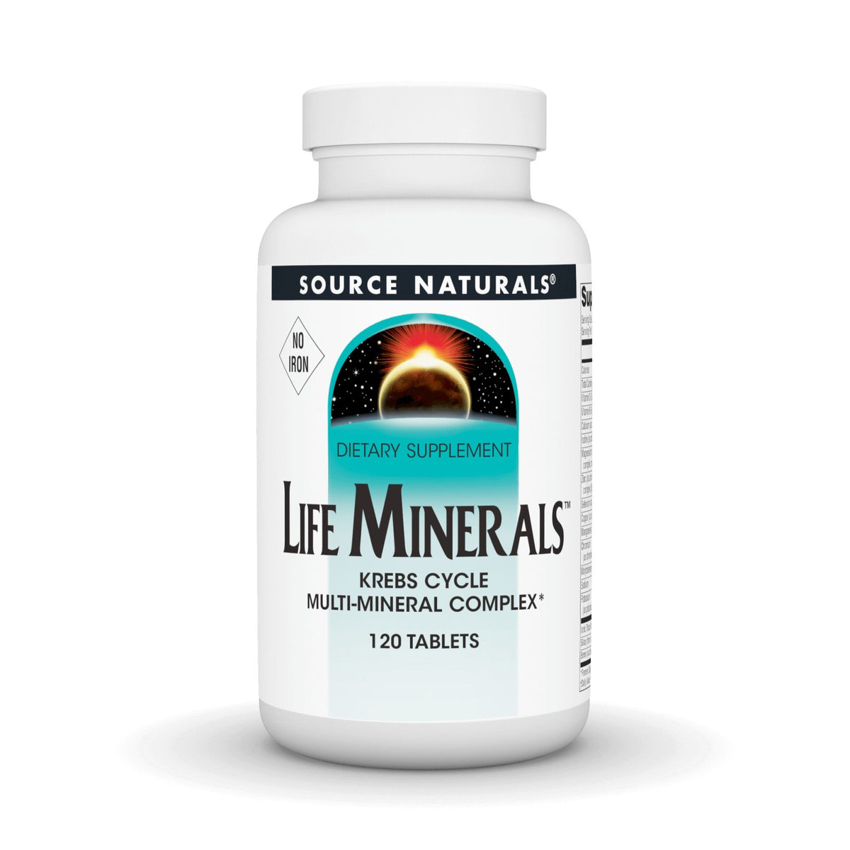 Source Naturals, Inc. Life Minerals No Iron 120 Tablet