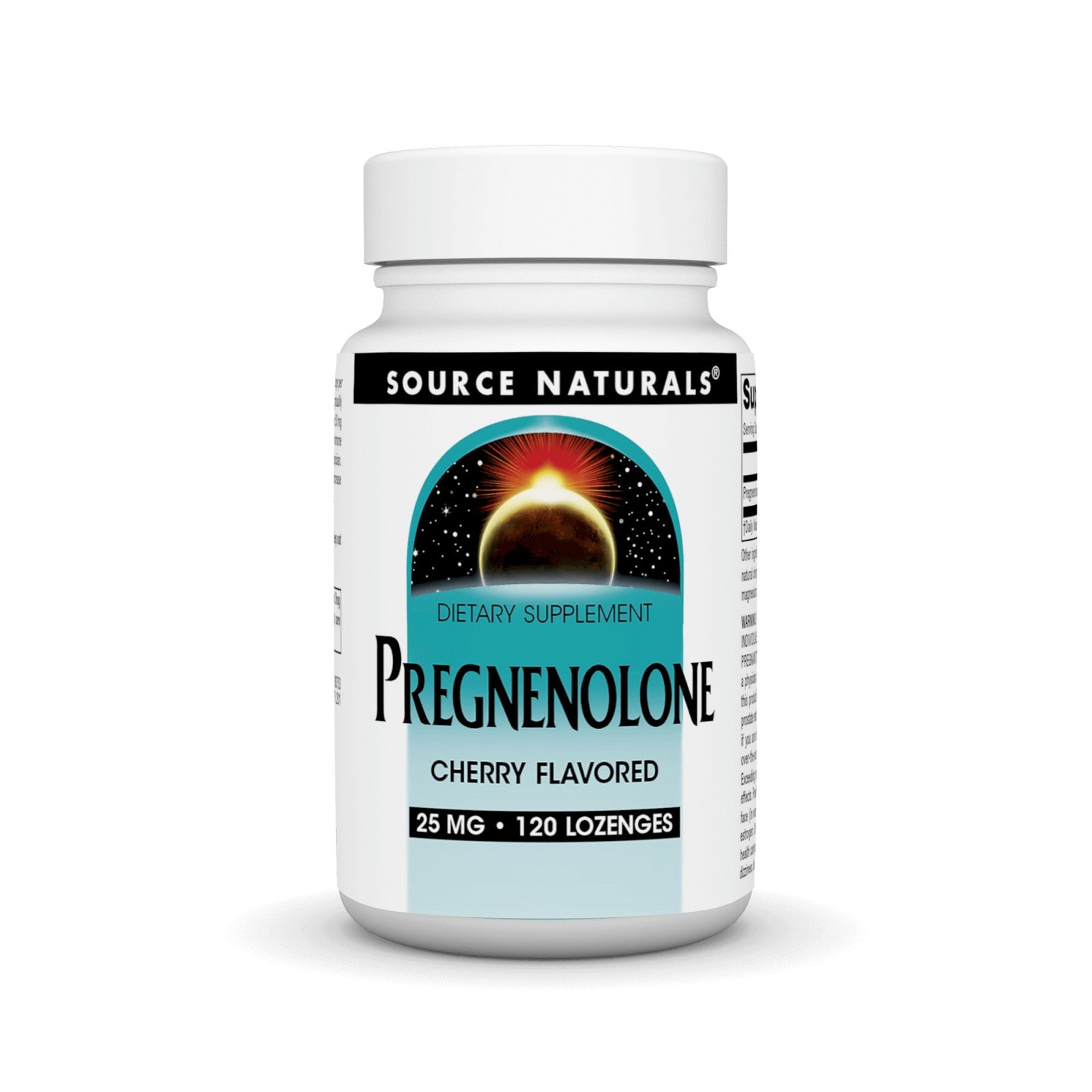 Source Naturals, Inc. Pregnenolone Cherry 25mg 120 Lozenge