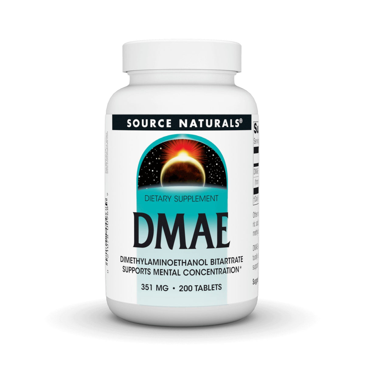 Source Naturals, Inc. DMAE 130mg 200 Tablet