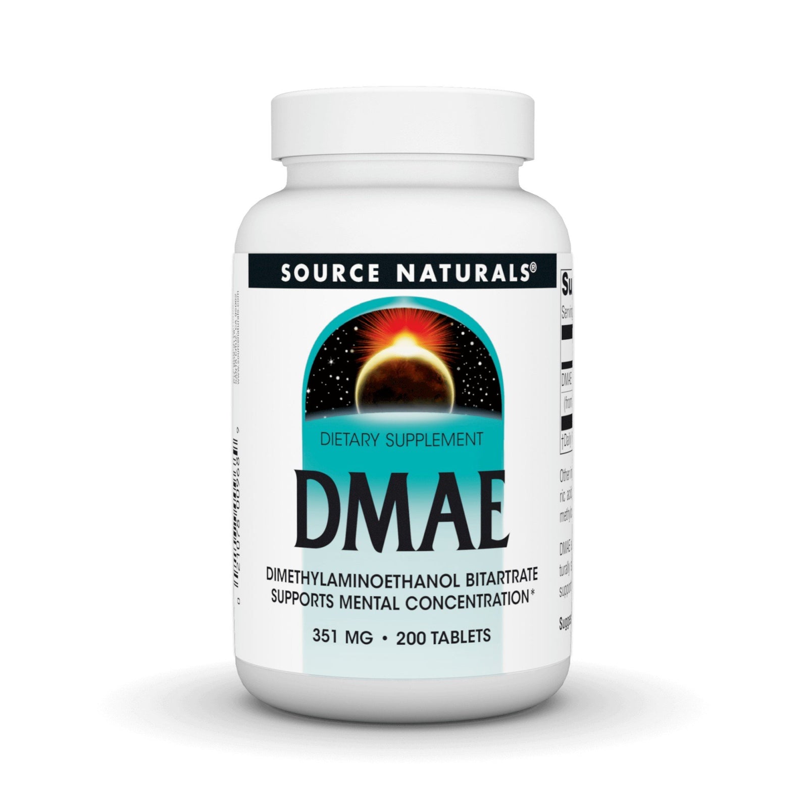 Source Naturals, Inc. DMAE 130mg 200 Tablet