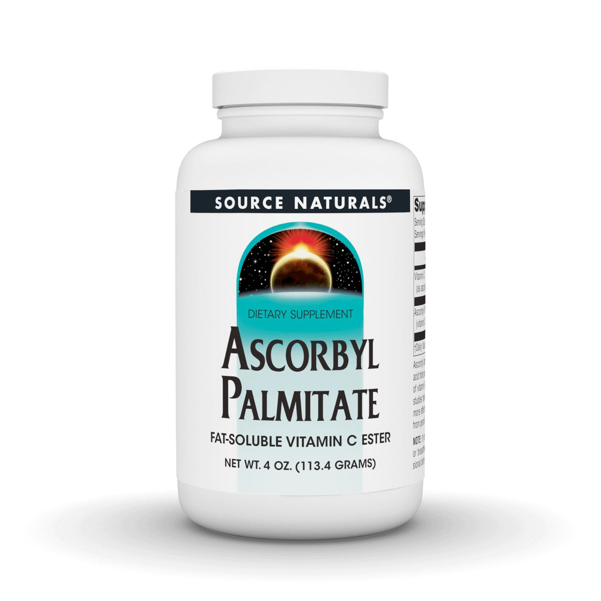 Source Naturals, Inc. Ascorbyl Palmitate Powder (Vitamin C Ester) 4 oz Powder
