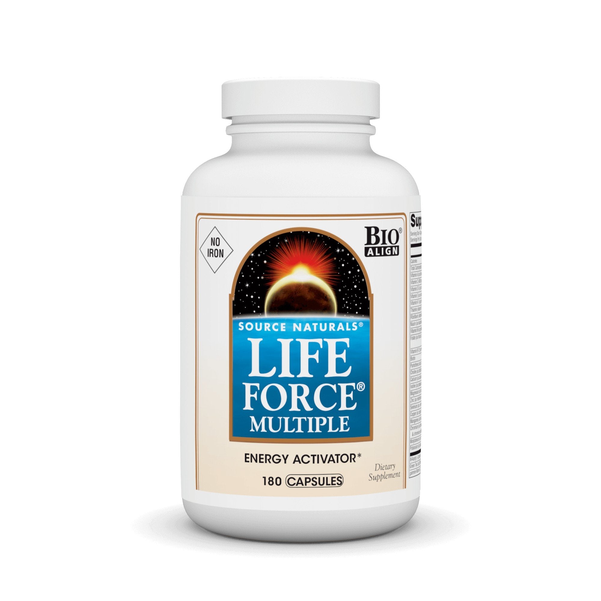 Source Naturals, Inc. Life Force Multiple No-Iron 180 Capsule