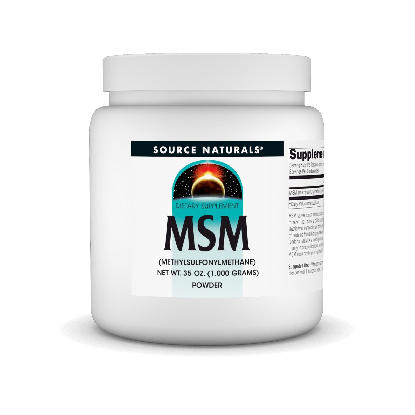 Source Naturals, Inc. MSM Powder 1000 gm Powder