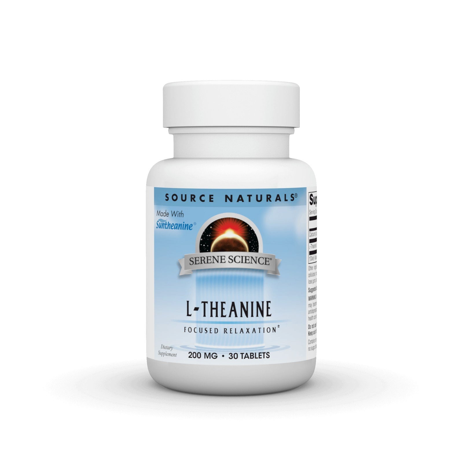 Source Naturals, Inc. L-Theanine 200mg 30 Tablet