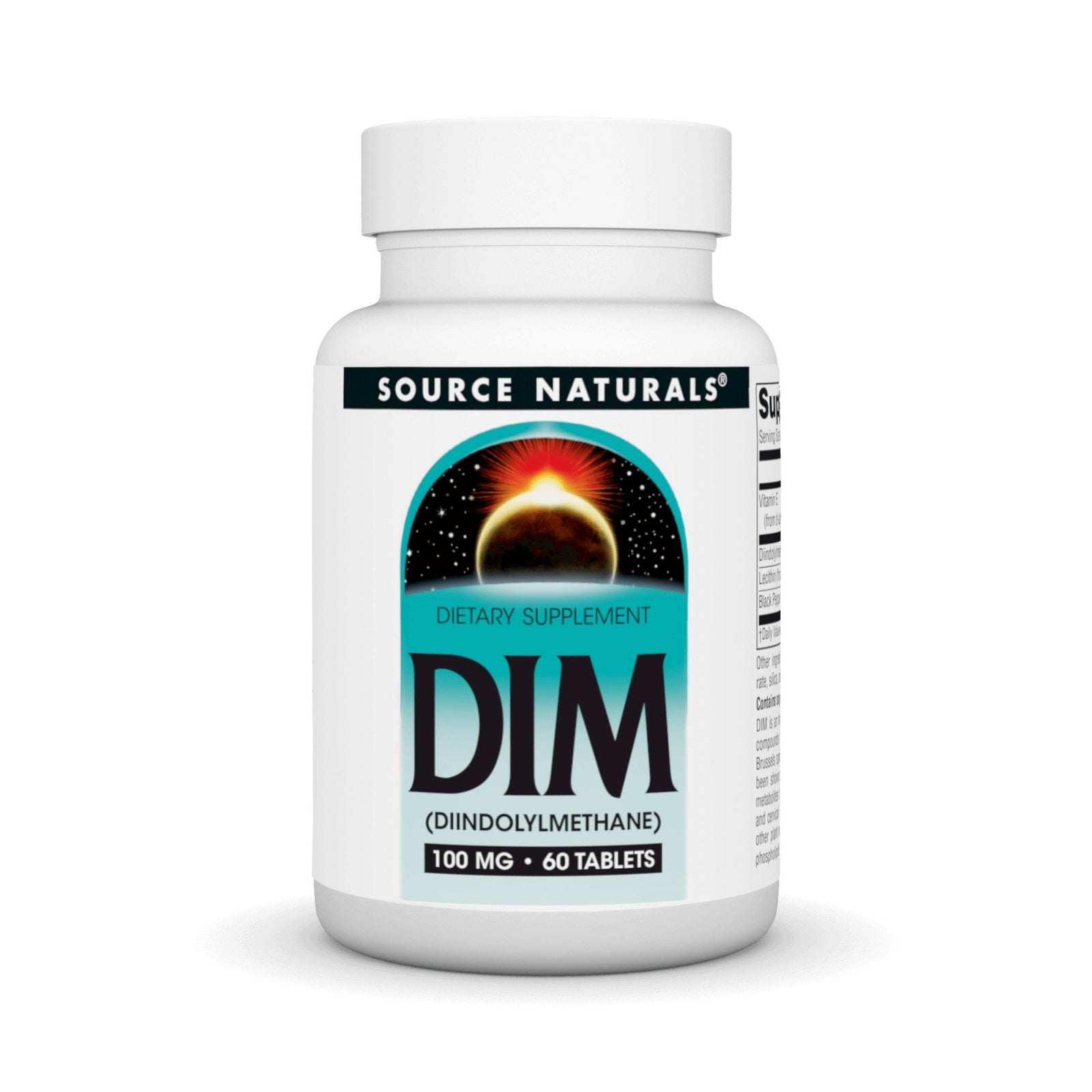 Source Naturals, Inc. DIM (Diindolylmethane) 100 mg 60 Tablet