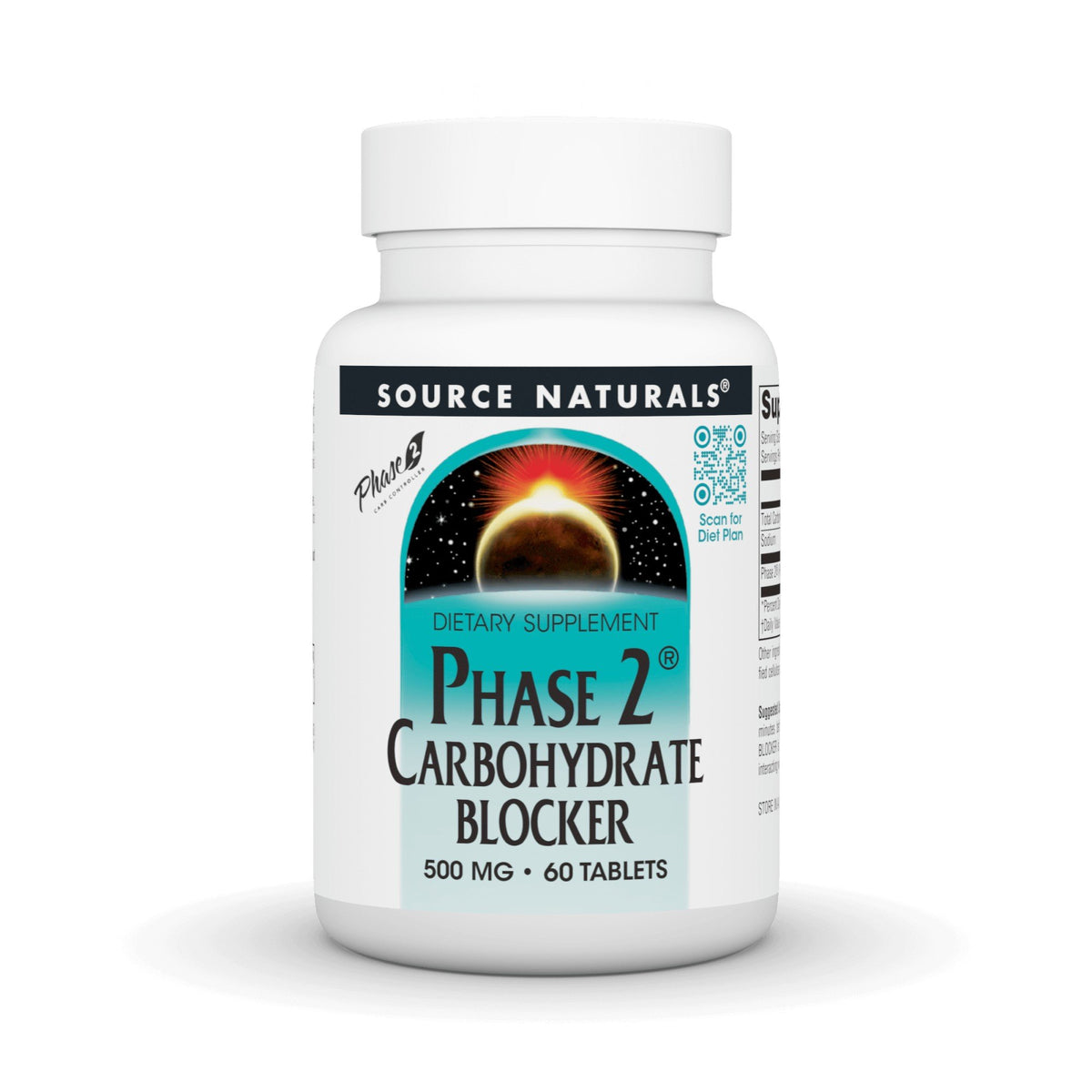Source Naturals, Inc. Phase 2 Carbohydrate Blocker 60 Tablet