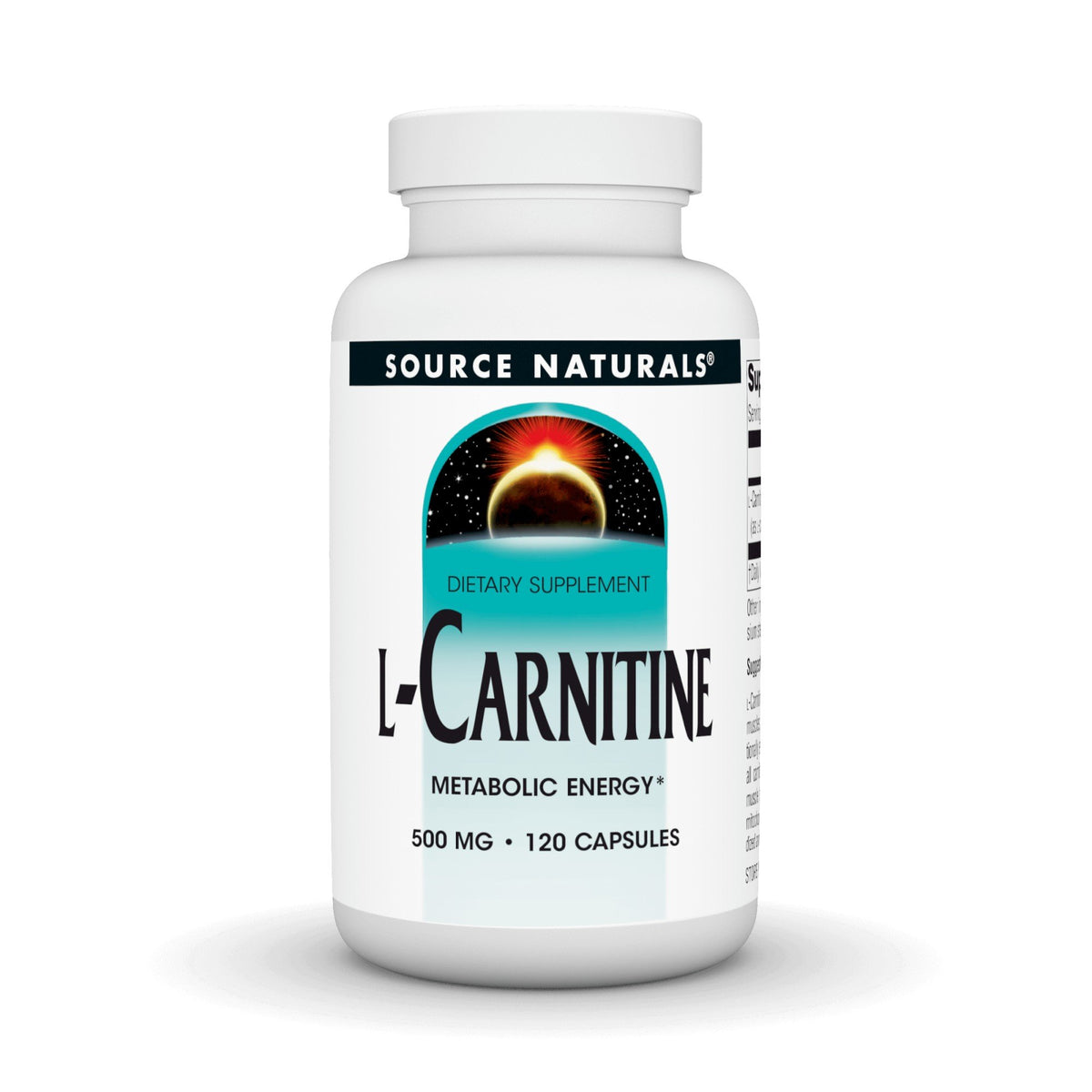 Source Naturals, Inc. L-Carnitine 500 mg 120 Capsule