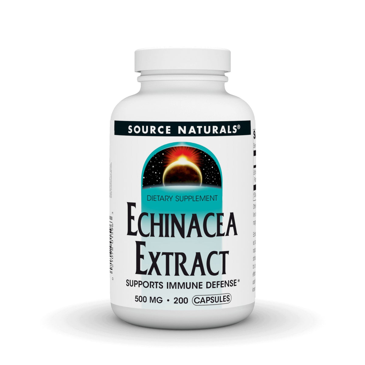 Source Naturals, Inc. Echinacea Extract 500mg 200 Capsule