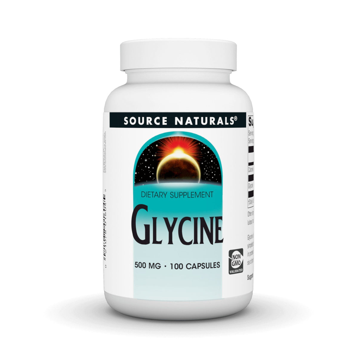Source Naturals, Inc. Glycine 500 mg 100 Capsule