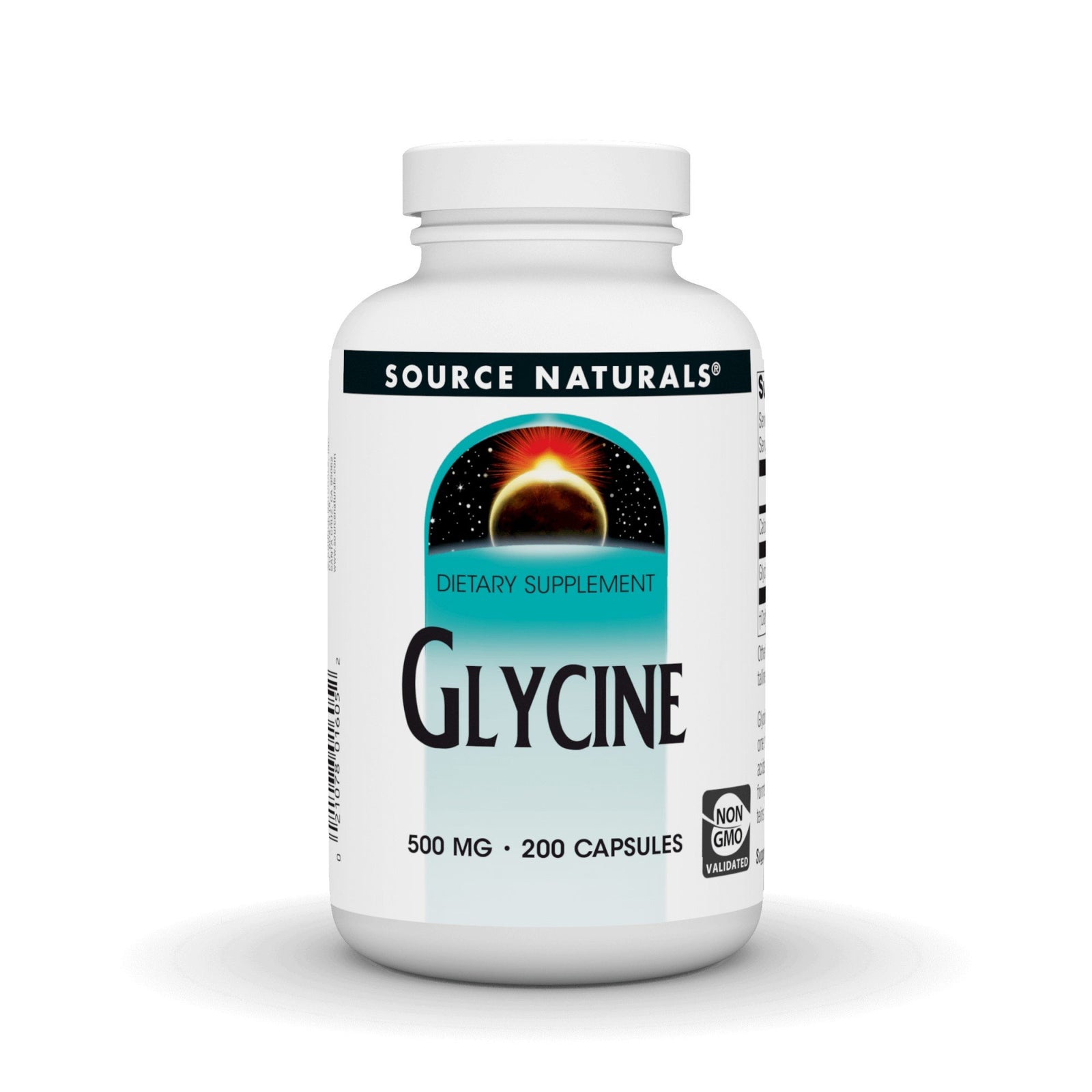 Source Naturals, Inc. Glycine 500mg 200 Capsule