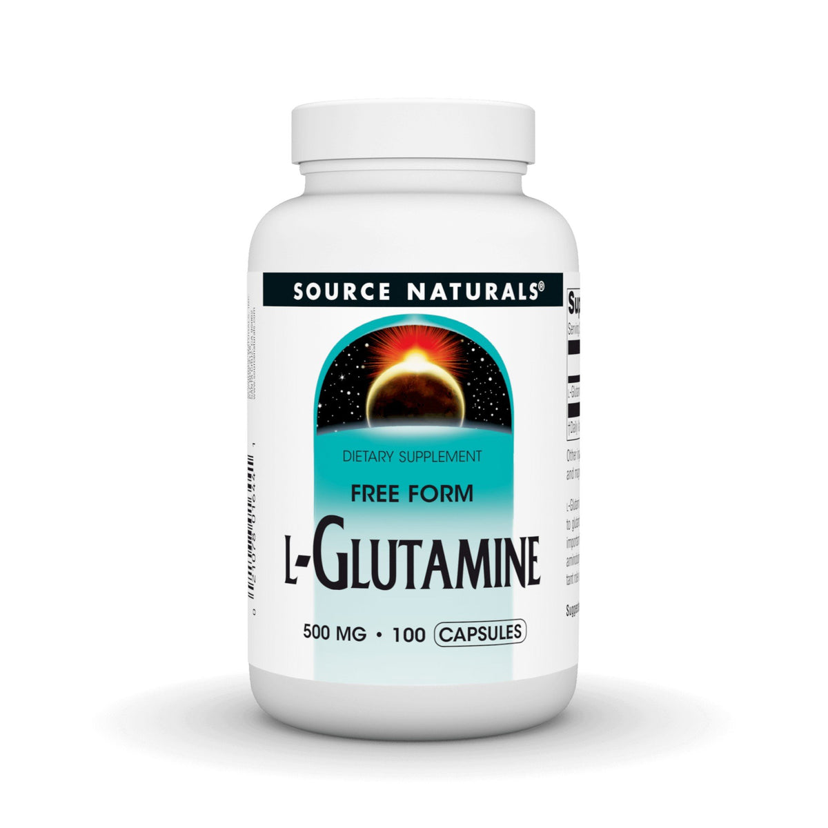 Source Naturals, Inc. L-Glutamine 500 mg 100 Capsule