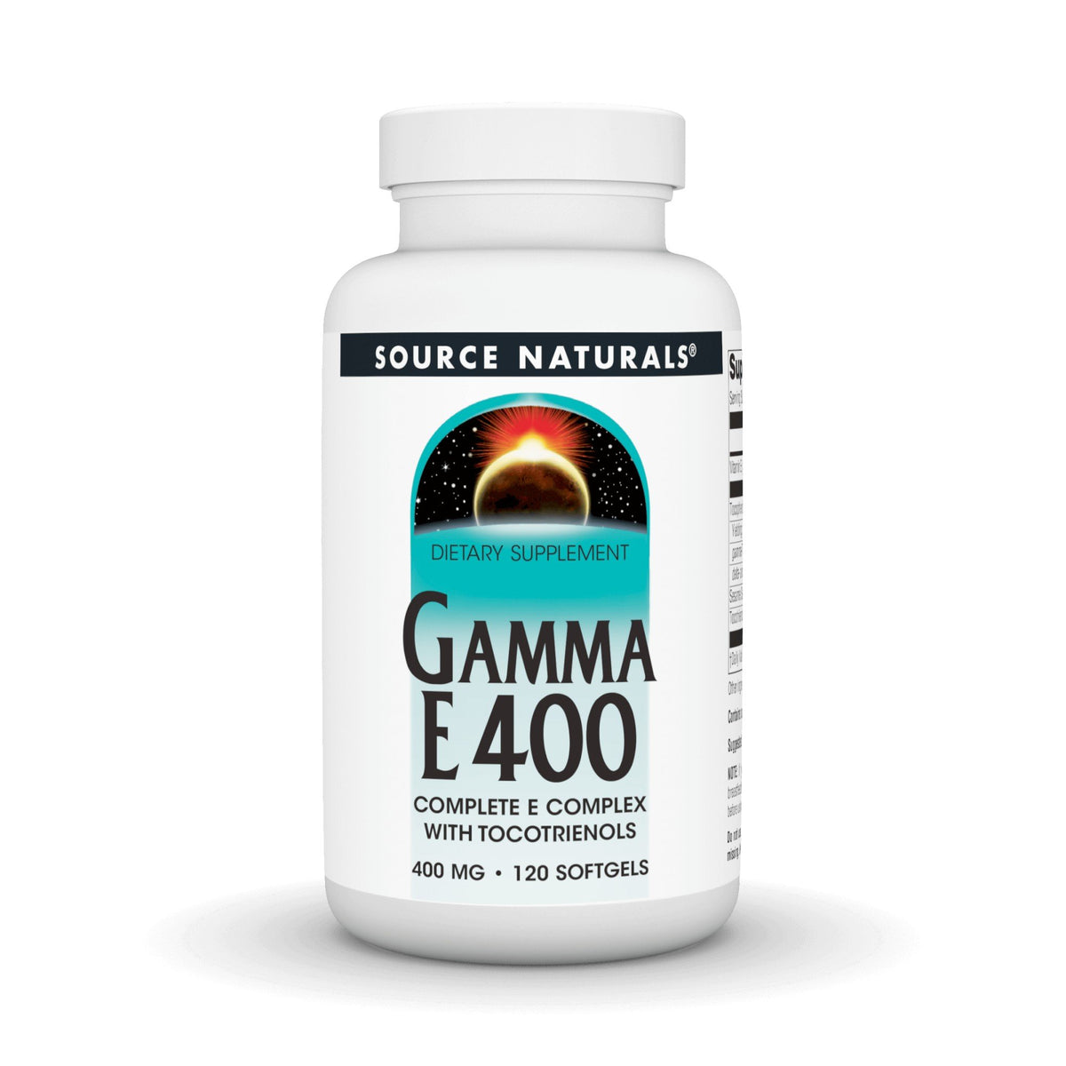Source Naturals, Inc. GAMMA E 400 Complex 120 Softgel