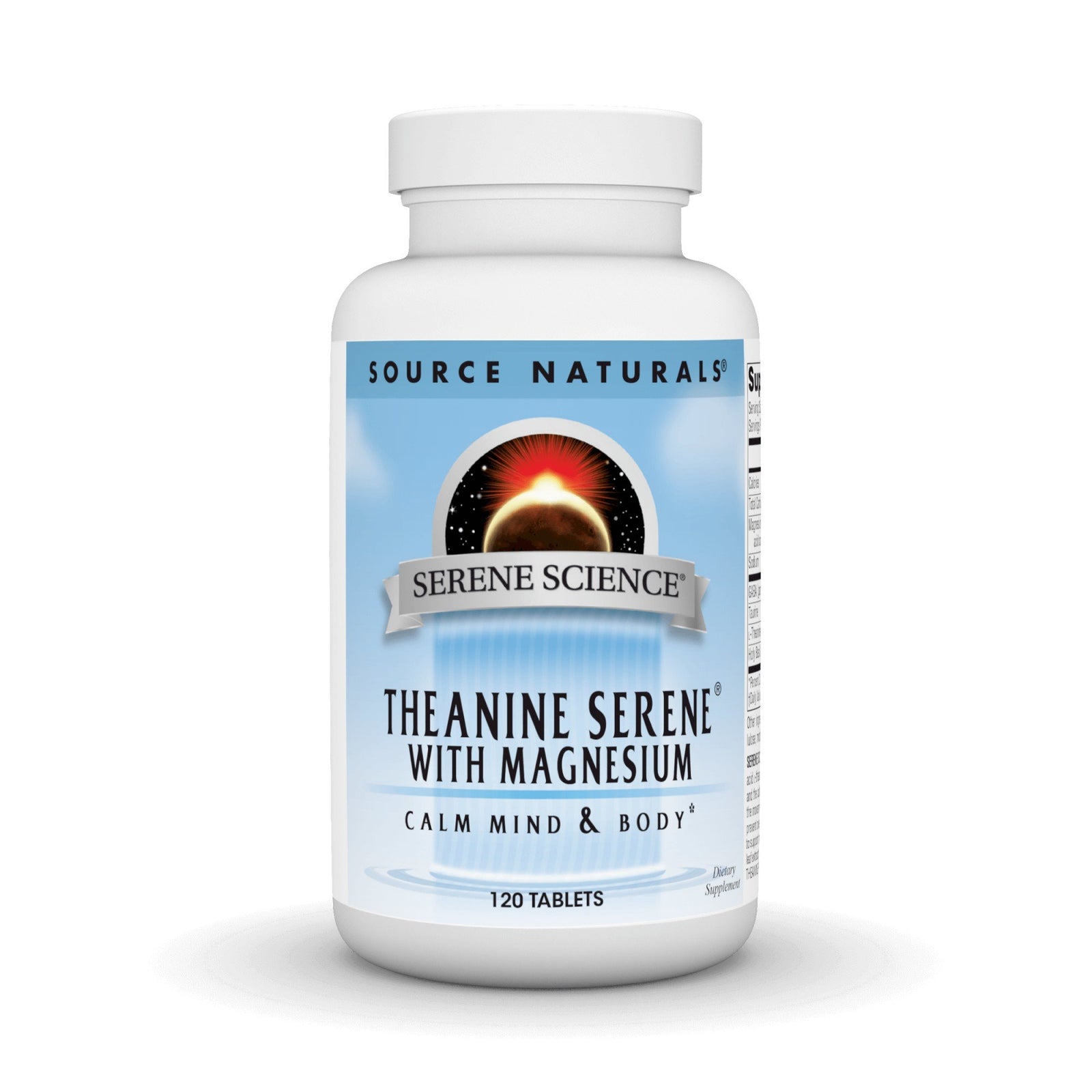 Source Naturals, Inc. Theanine Serene with Magnesium 120 Tablet