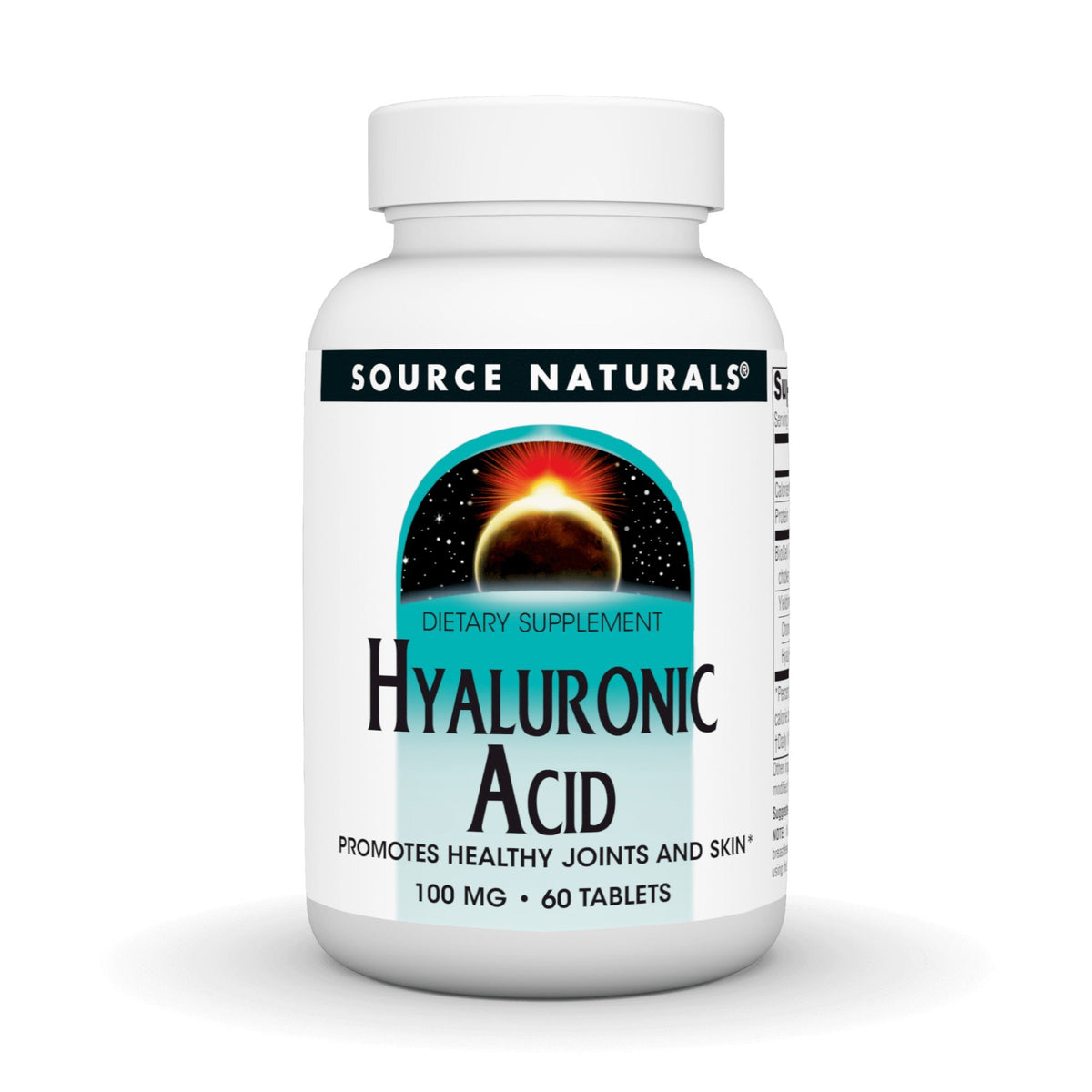 Source Naturals, Inc. Hyaluronic Acid 100 mg 60 Tablet