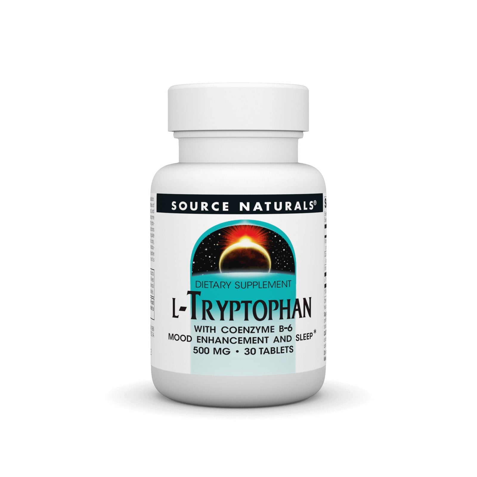 Source Naturals, Inc. L-Tryptophan 500mg with Coenzyme B6 30 Tablet