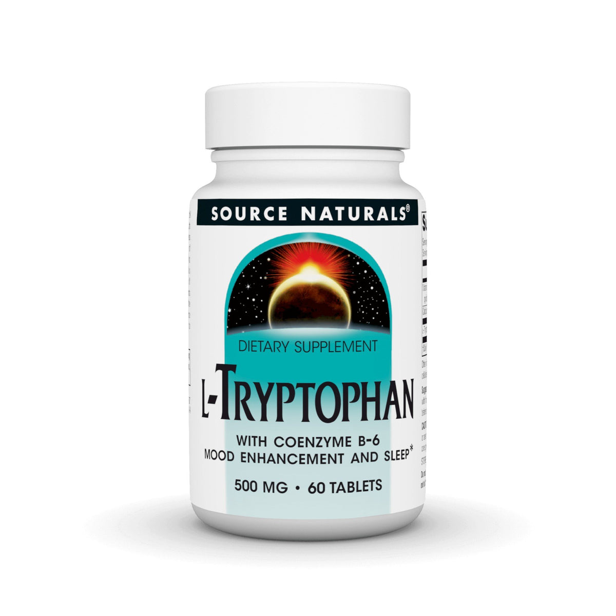 Source Naturals, Inc. L-Tryptophan 500mg with Coenzyme B6 60 Tablet