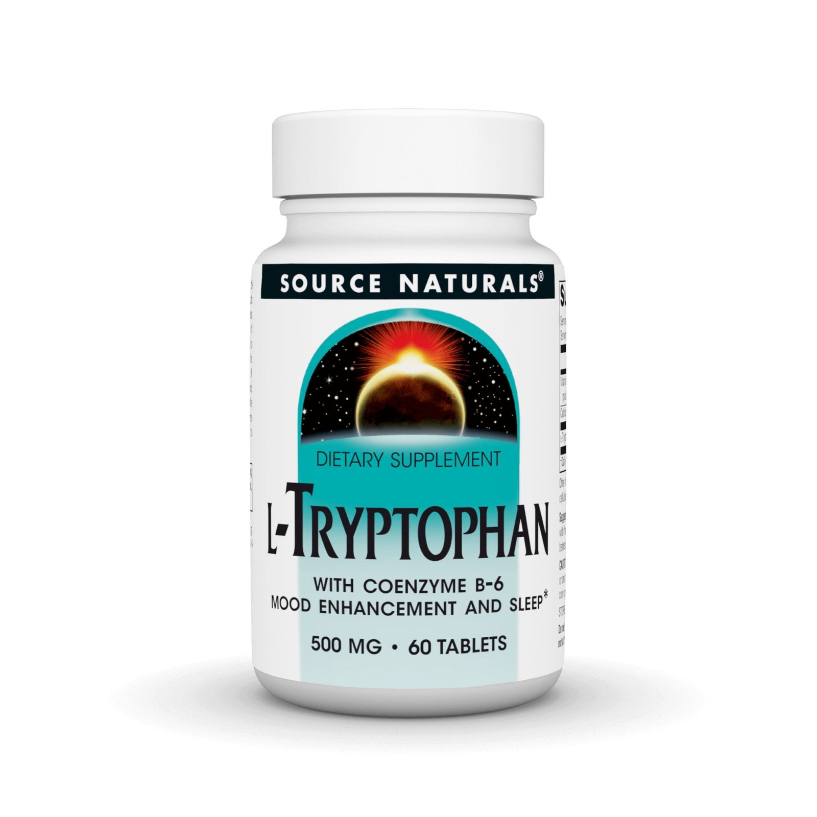 Source Naturals, Inc. L-Tryptophan 500mg with Coenzyme B6 60 Tablet