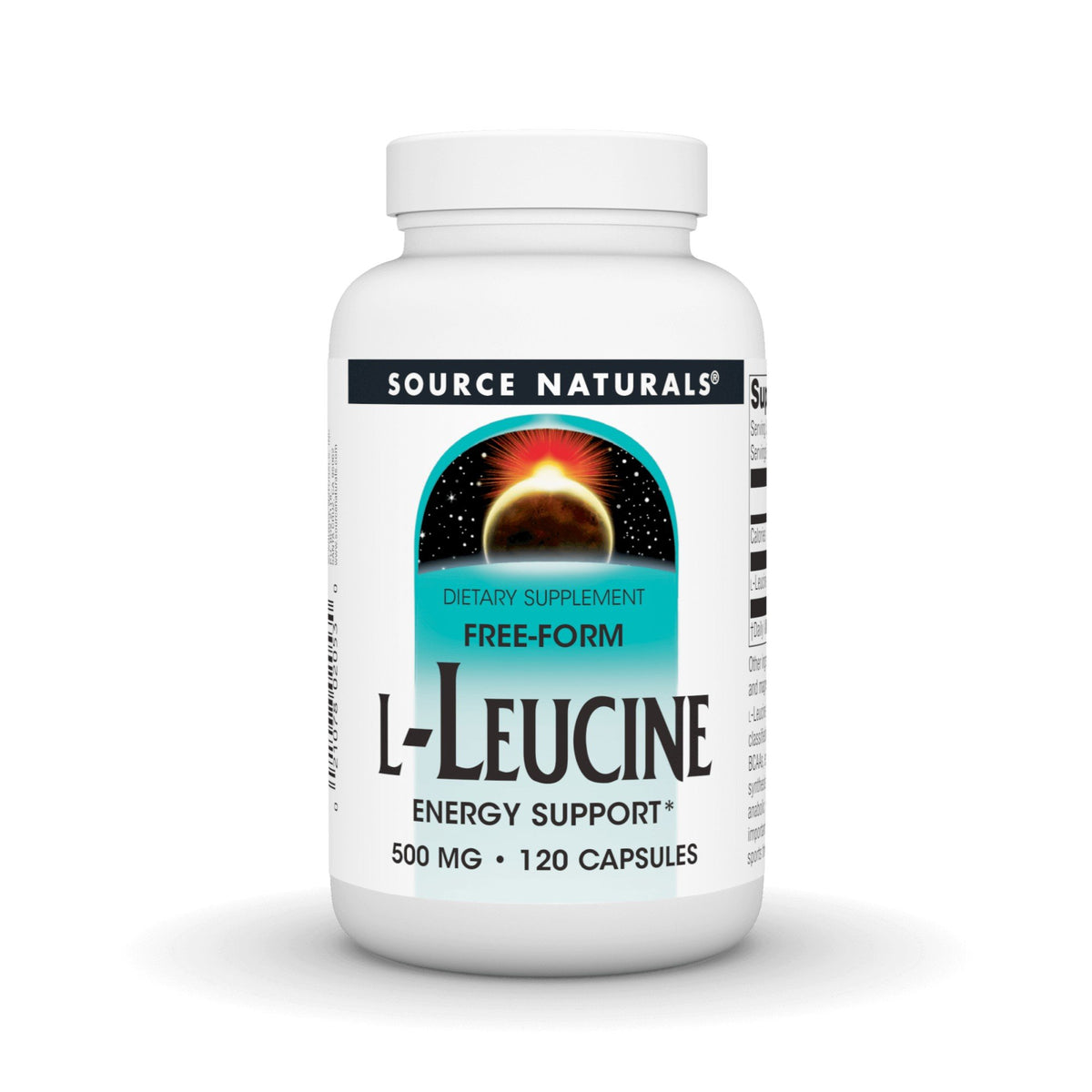 Source Naturals, Inc. L-Leucine 500mg 120 Capsule