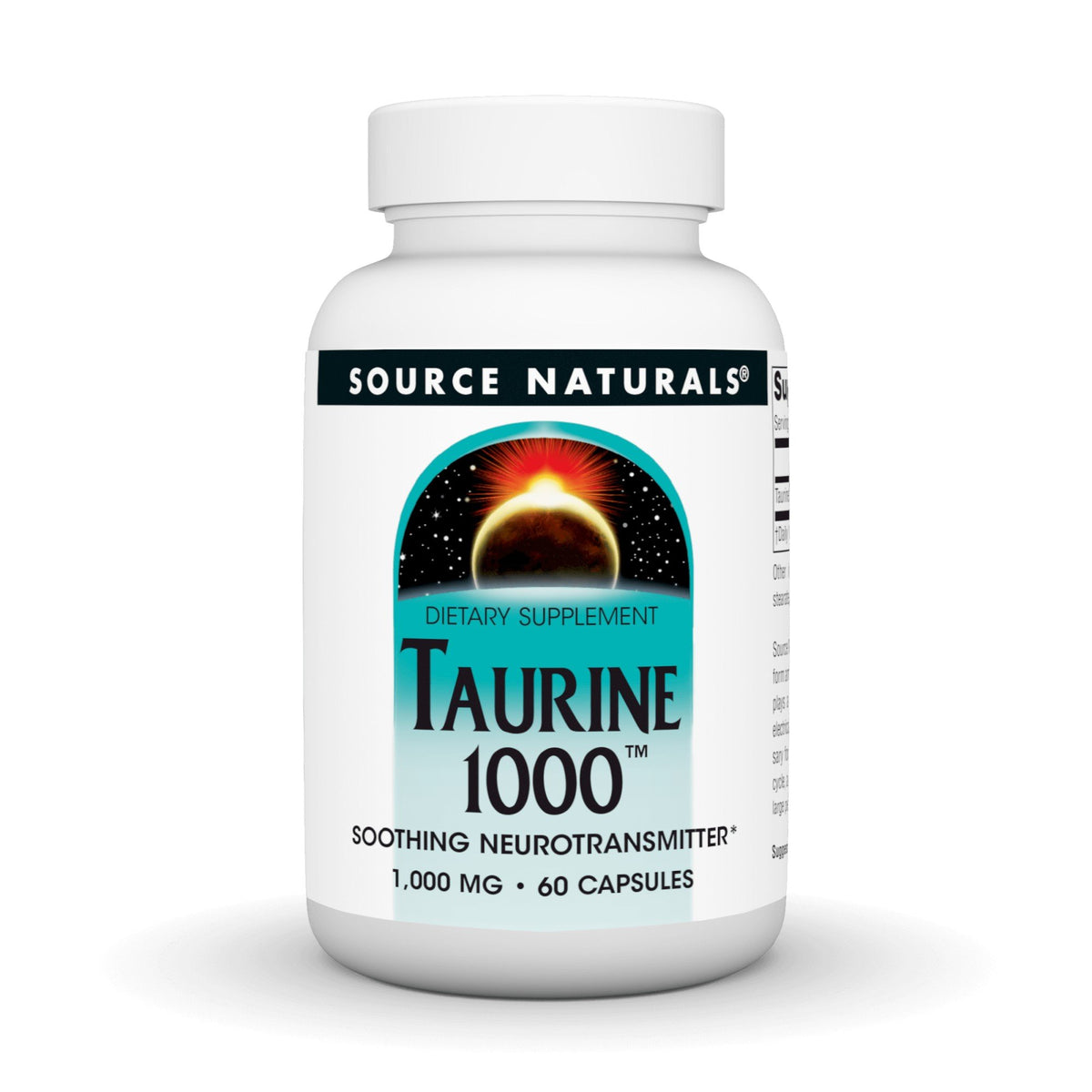 Source Naturals, Inc. Taurine 1000mg 60 Capsule
