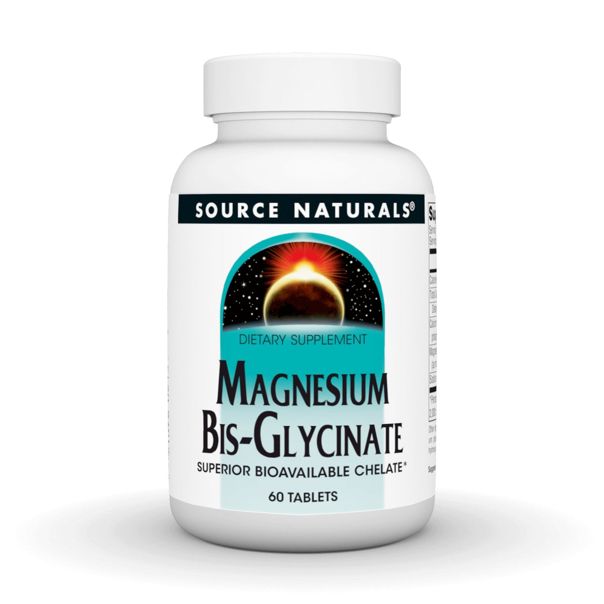 Source Naturals, Inc. Magnesium Bis Glycinate 60 Tablet