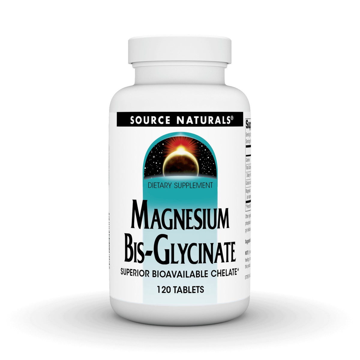 Source Naturals, Inc. Magnesium Bis Glycinate 120 Tablet