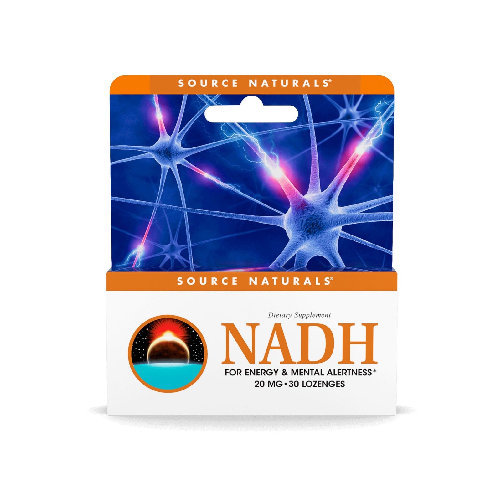 Source Naturals, Inc. NADH 20mg Sublingual 30 Lozenges